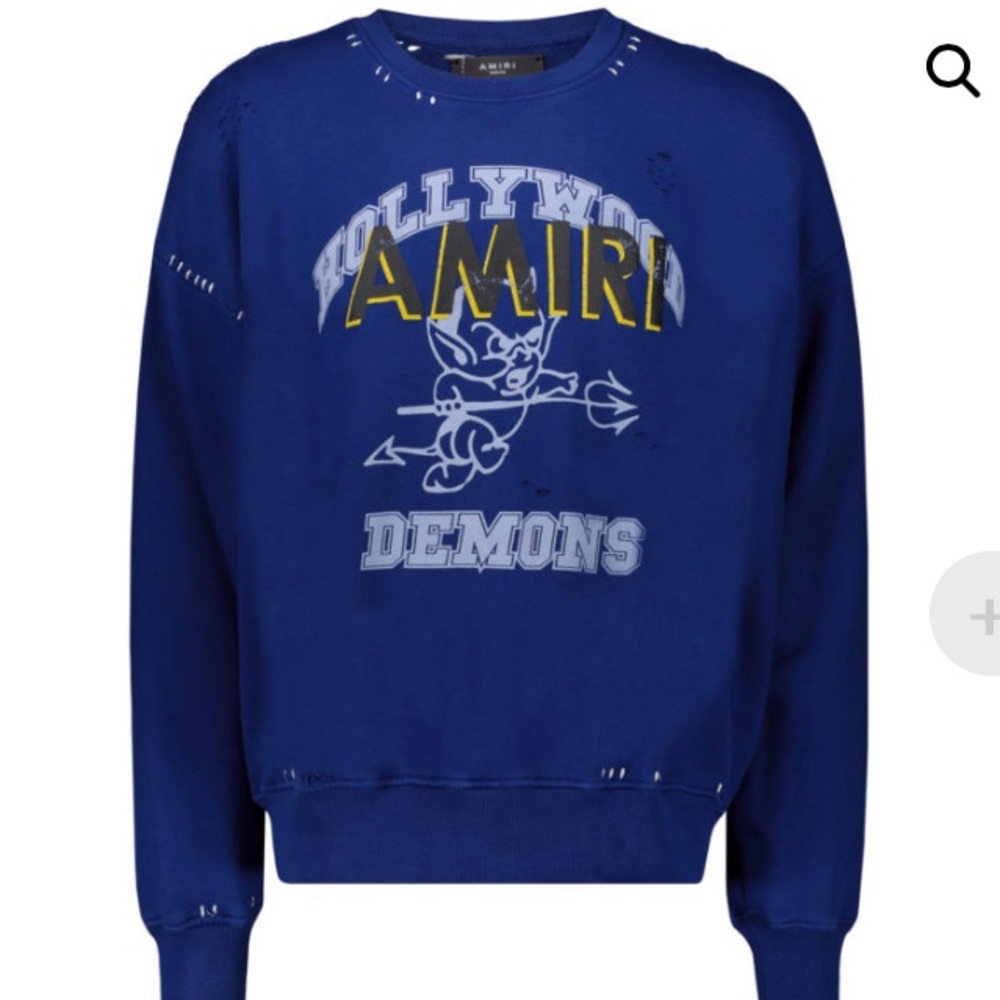 Amiri Hollywood Demons Sweatshirt (Distressed)